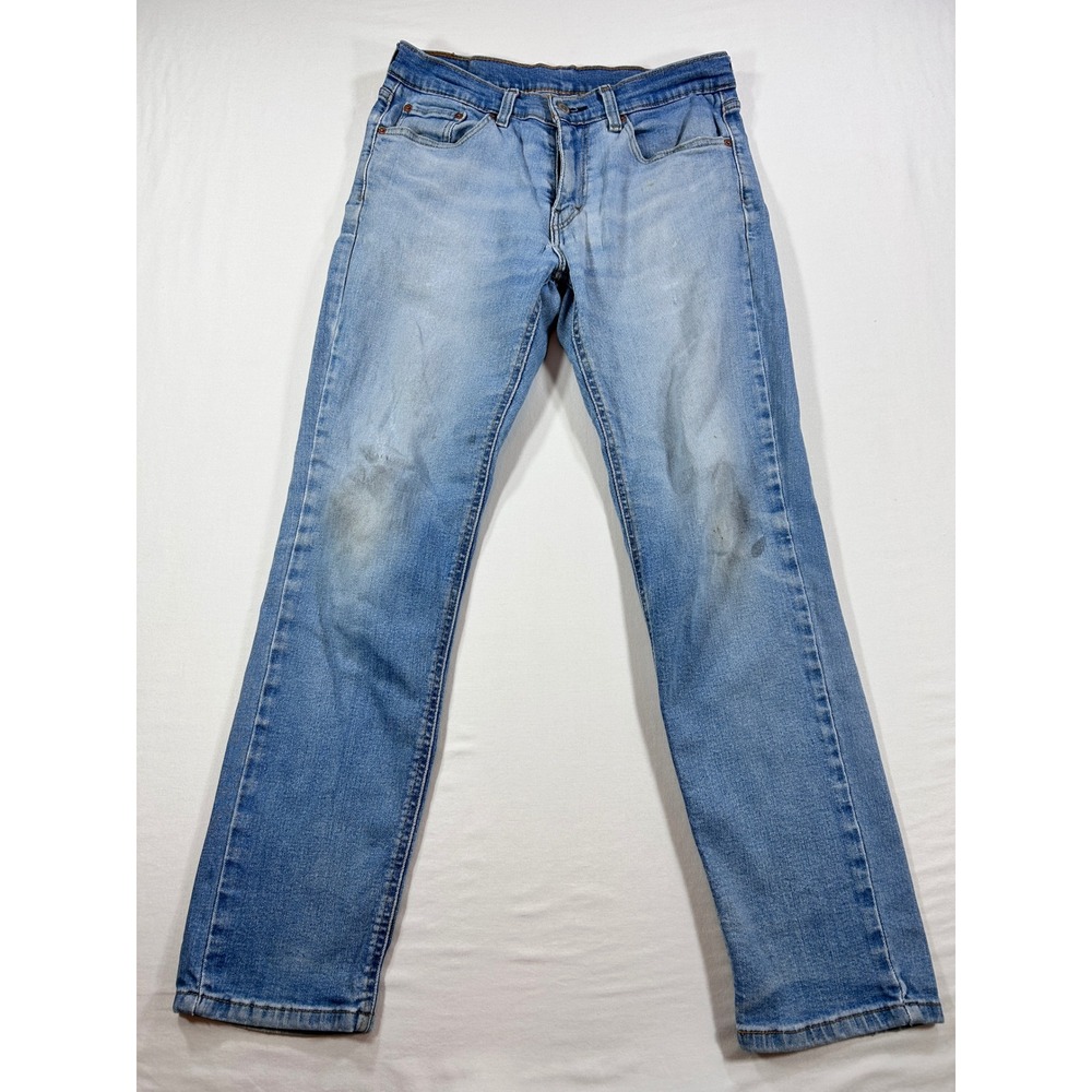 Levis 511 Slim Fit Light Wash Blue Denim Jeans Mens 31x32 18181-0441